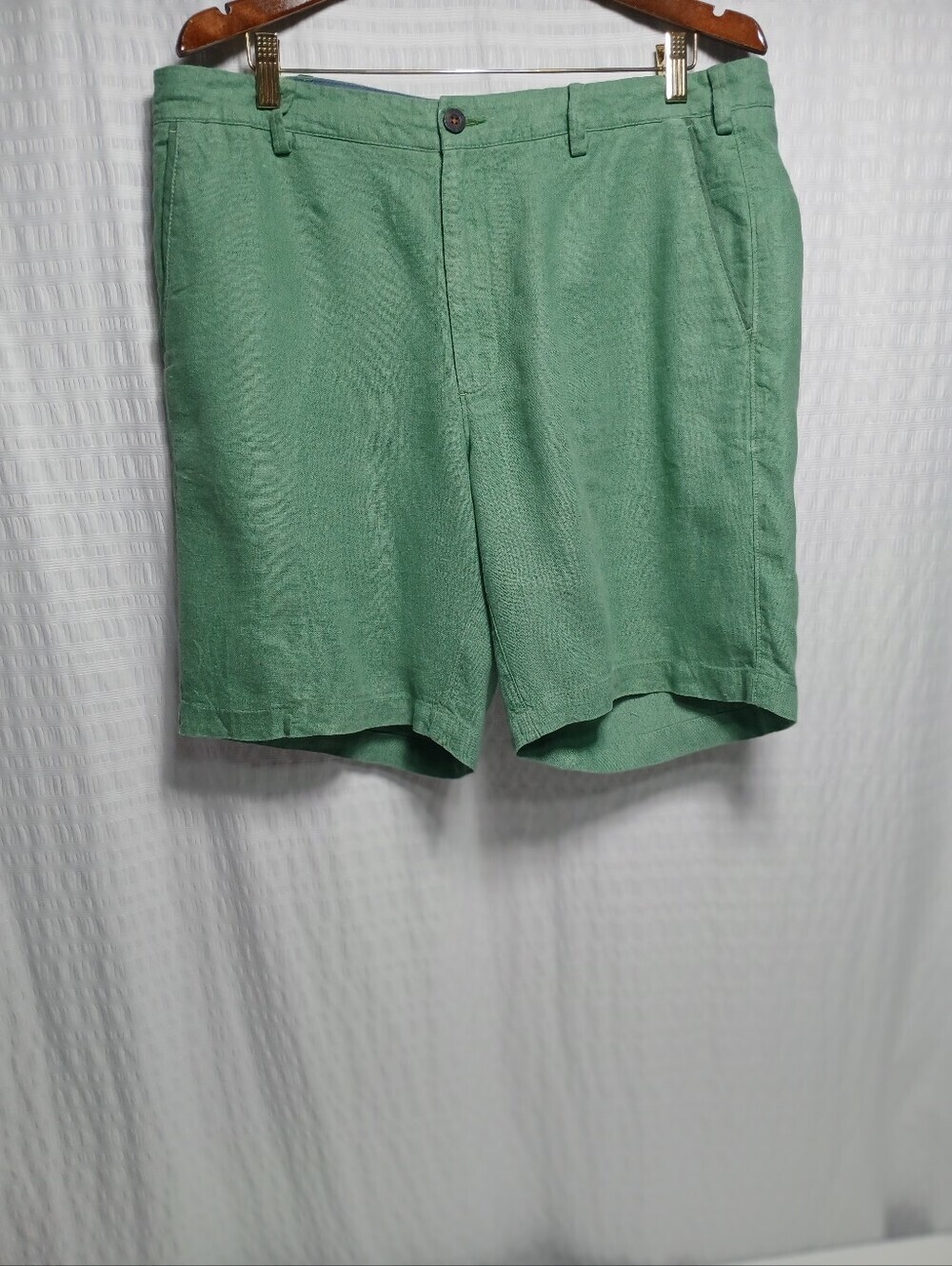 Orvis Men's 100% Linen  Shorts. Size 36 - Picture 2 of 10